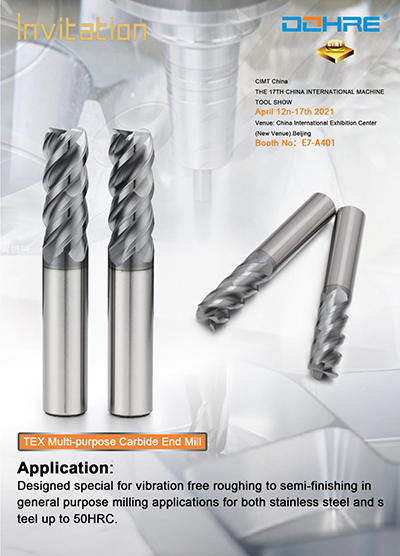 TEX multi-purpose carbide end mill