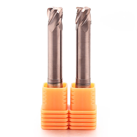 Pre-hardened steel end mills