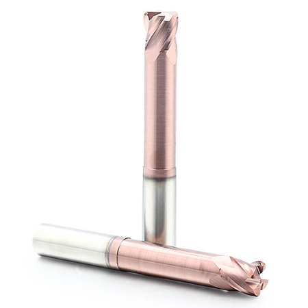 Pre-hardened steel end mills