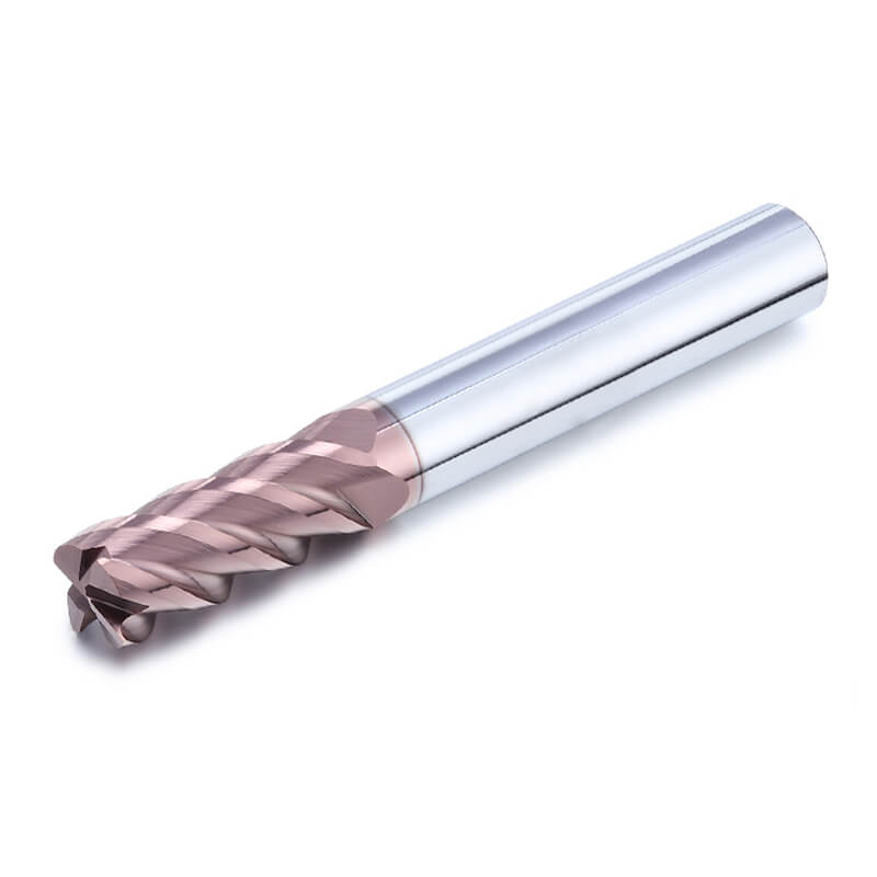 HEX tungsten Carbide Milling Cutter Corner Radius End Mills For Steel