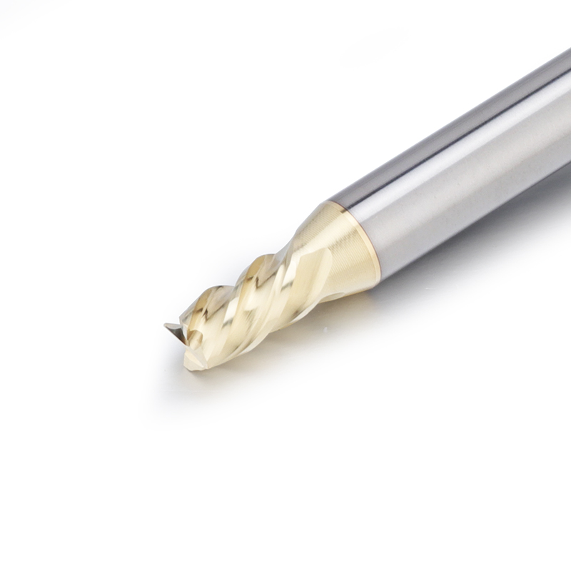 DEX Titanium Alloy 4-edge Corner Radius End Mill