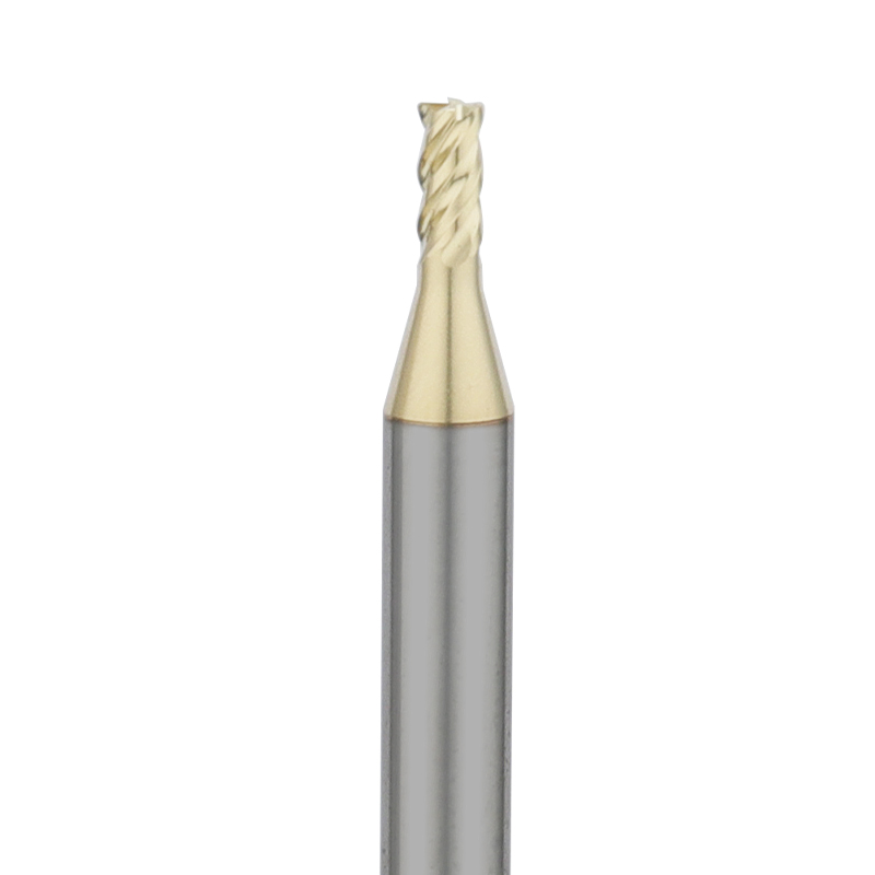 DEX Titanium Alloy 4-edge Corner Radius End Mill