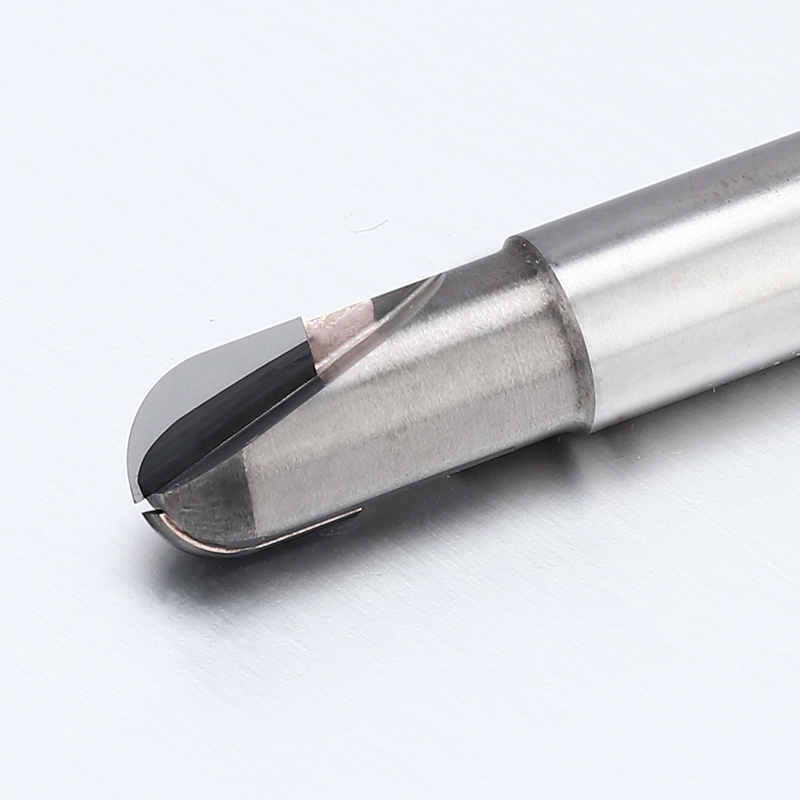 PCD Diamond Single Flute Ball Nose Milling Cutter 