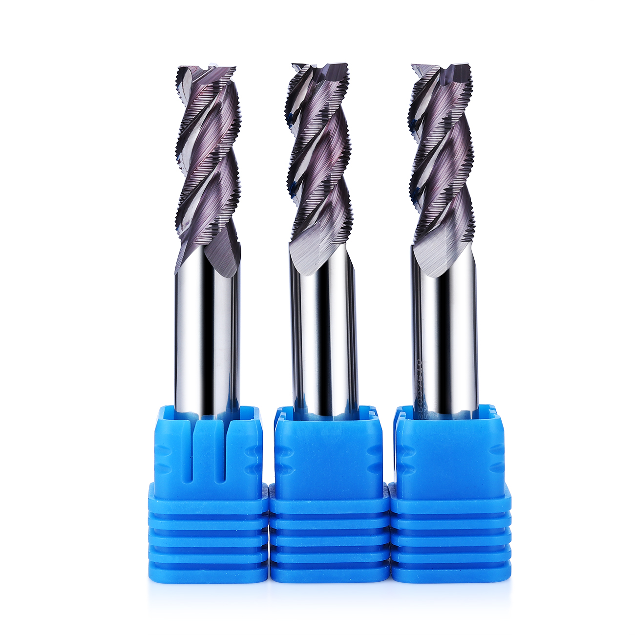 Color Coated Roughing End Mill Made Of Solid Tungsten Steel