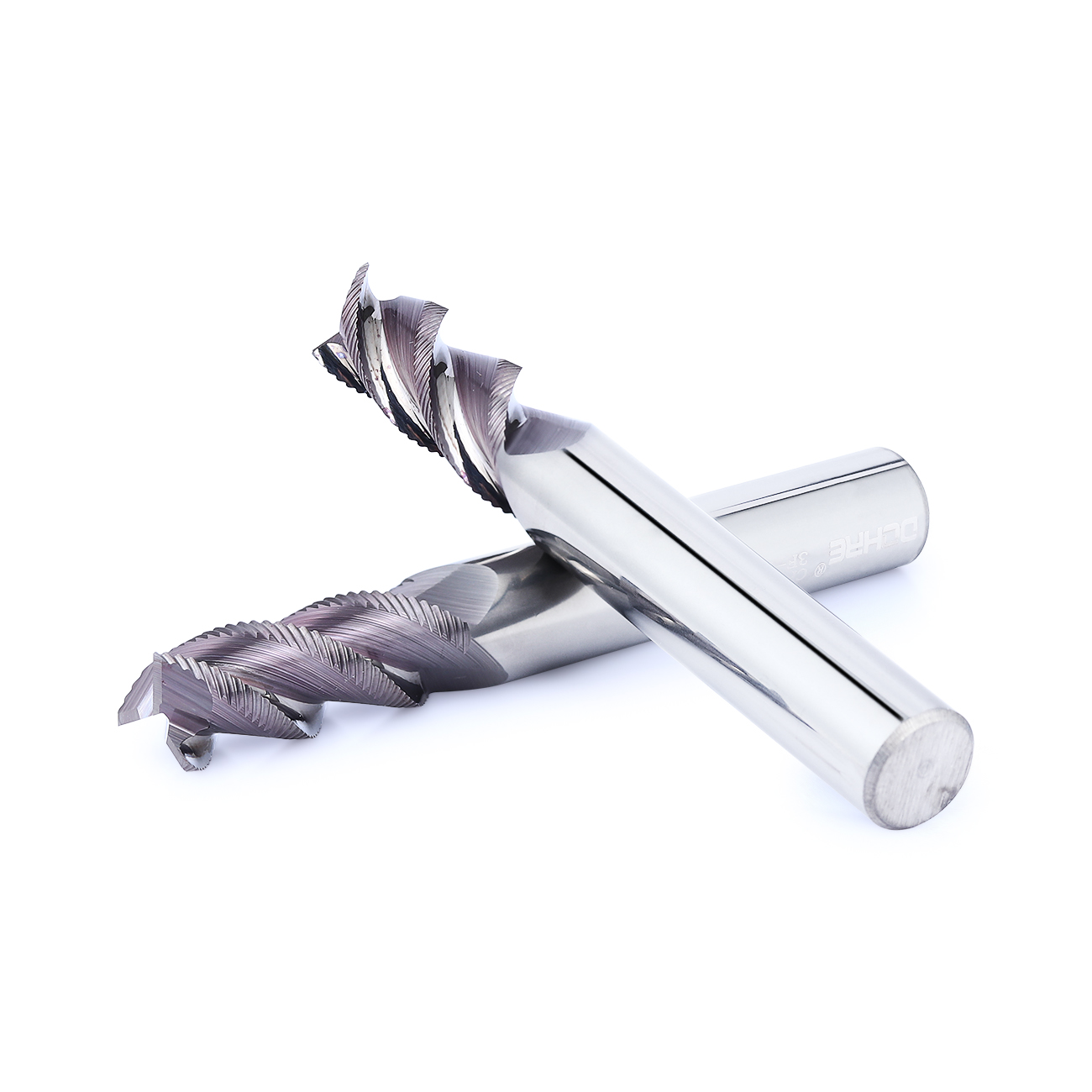 Color Coated Roughing End Mill Made Of Solid Tungsten Steel