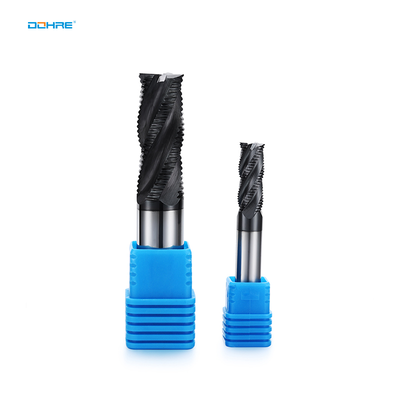 Color Solid Tungsten Steel Roughing Milling Cutter